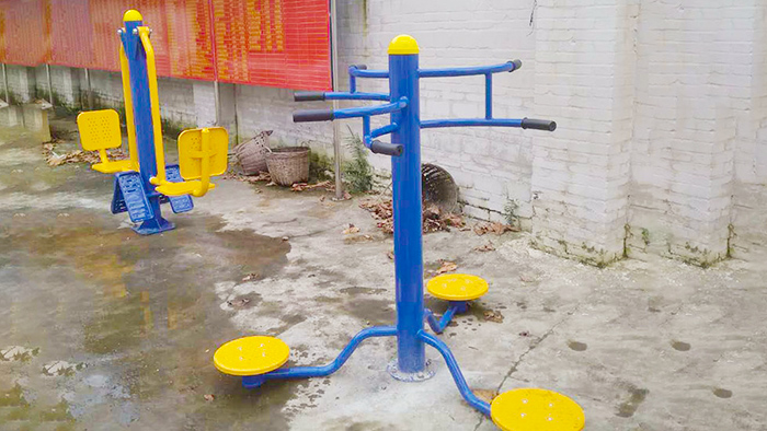 廣西戶外健身器材廠家完成南寧科園大道社區健身器材交付工作